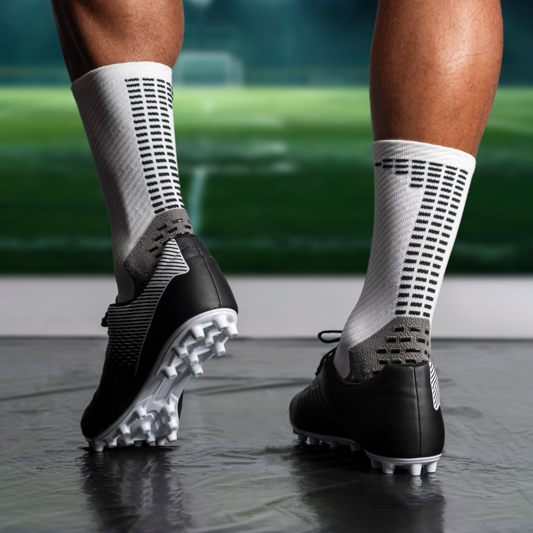 RØFF Ultimate Grip Sock - White football