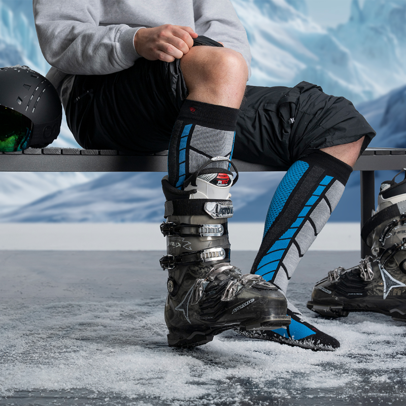 The Tech-Fit Compressie Skisok (2-pack)