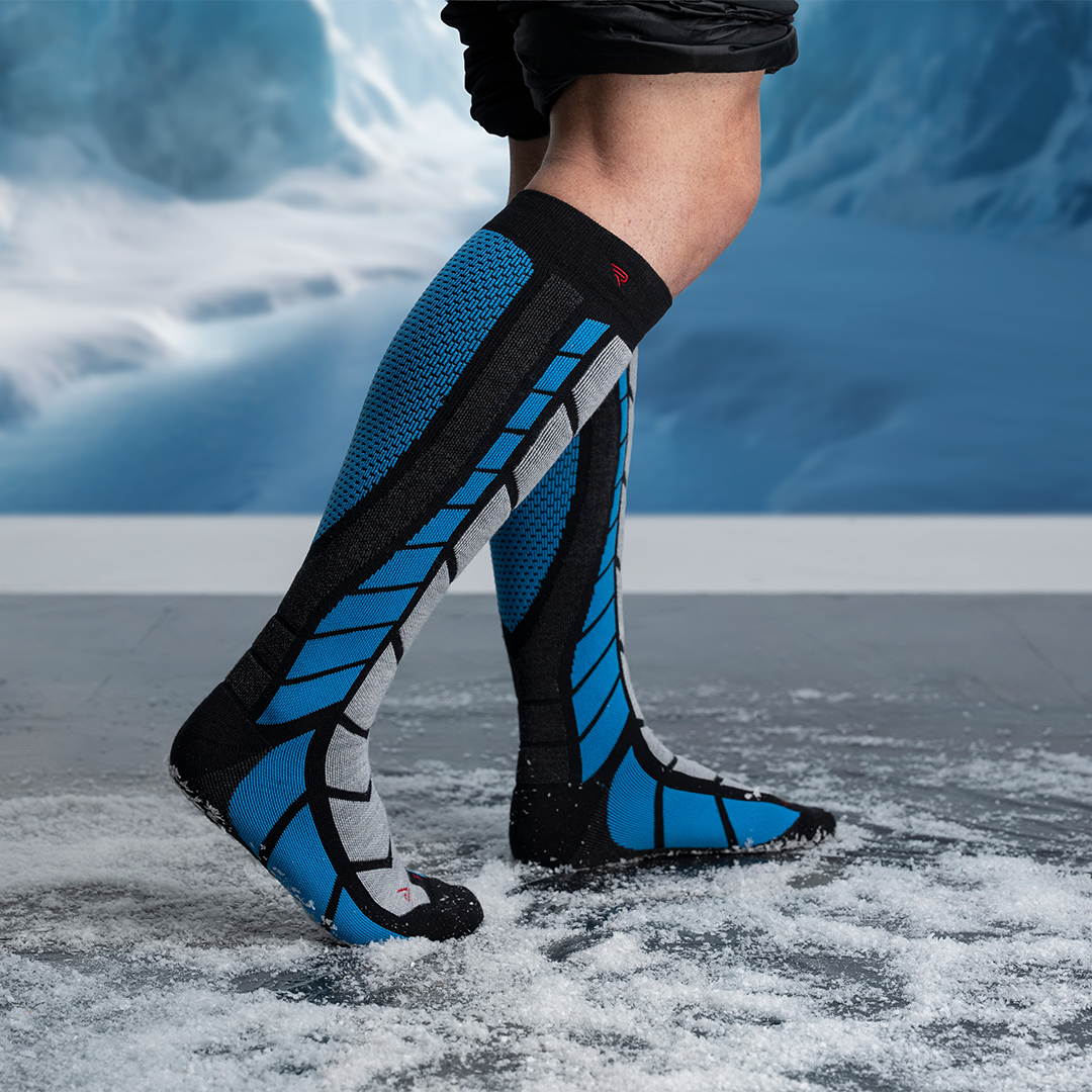 The Tech-Fit Compressie Skisok (2-pack)