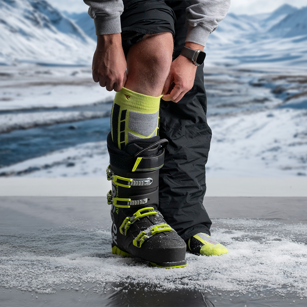 The Tech-Fit Compressie Skisok (2-pack)