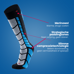 The Tech-Fit Compressie Skisok (2-pack)